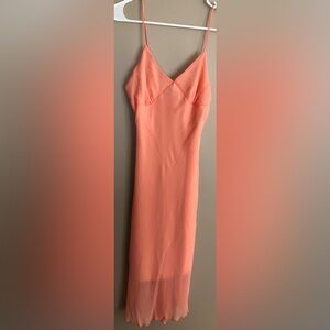 Sexy TWIK Simons Peach Sleeveless Dress  Size S